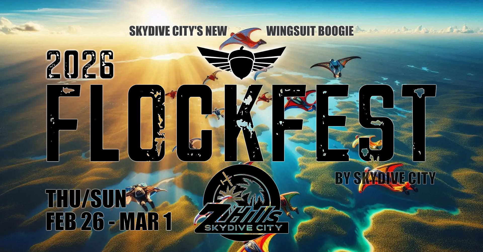 Flockfest 2026 Wingsuit Boogie